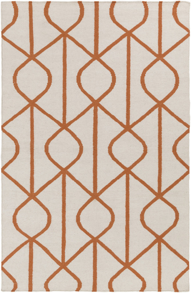 Artistic Weavers York Ellie Dark Orange/Ivory Area Rug main image