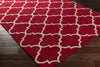 Artistic Weavers Holden Finley Crimson Red/Ivory Area Rug Corner Shot