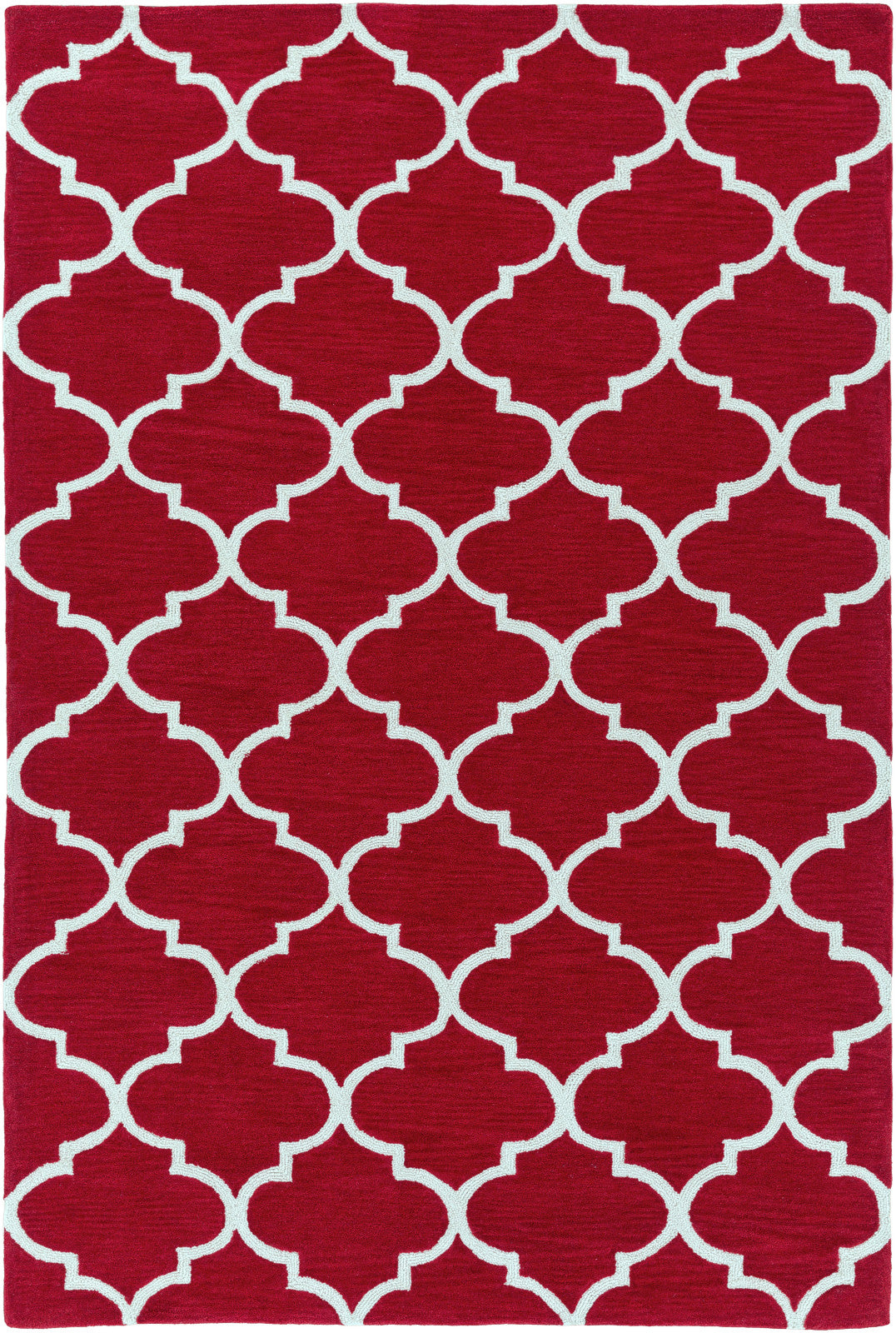Artistic Weavers Holden Finley Crimson Red/Ivory Area Rug main image