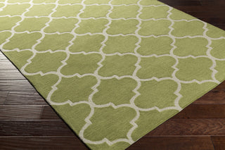 Artistic Weavers Holden Finley Apple Green/Ivory Area Rug Corner Shot