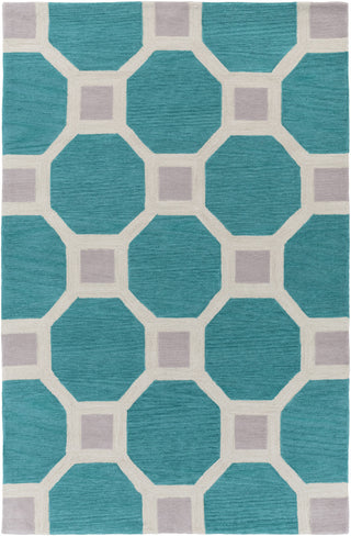 Artistic Weavers Holden Lennon Turquoise/Light Gray Area Rug main image