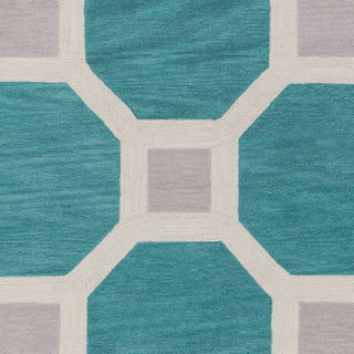 Artistic Weavers Holden Lennon Turquoise/Light Gray Area Rug Swatch