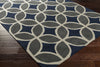 Artistic Weavers Holden Mackenzie Navy Blue/Charcoal Area Rug Corner Shot