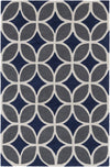 Artistic Weavers Holden Mackenzie Navy Blue/Charcoal Area Rug main image