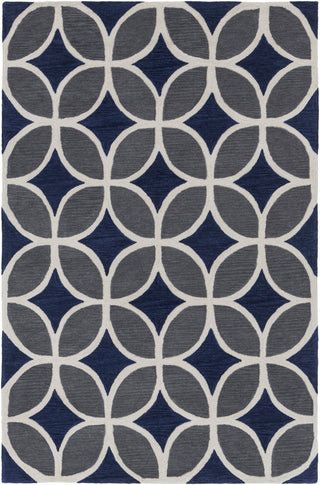 Artistic Weavers Holden Mackenzie Navy Blue/Charcoal Area Rug main image