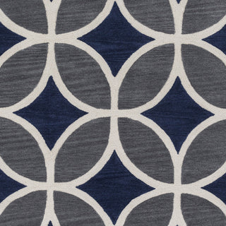 Artistic Weavers Holden Mackenzie Navy Blue/Charcoal Area Rug Swatch