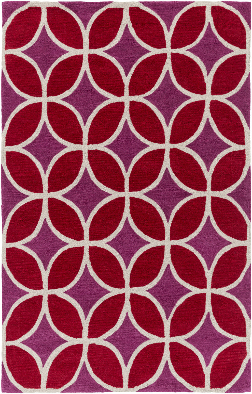 Artistic Weavers Holden Mackenzie Crimson Red/Raspberry Area Rug main image