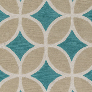 Artistic Weavers Holden Mackenzie Turquoise/Sage Green Area Rug Swatch