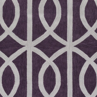 Artistic Weavers Holden Zoe Plum/Light Gray Area Rug Swatch