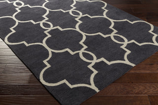 Artistic Weavers Holden Mattie Onyx Black/Ivory Area Rug Corner Shot