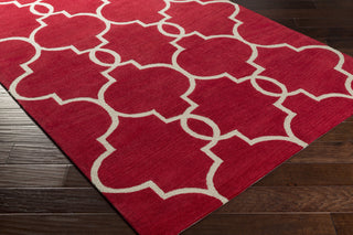 Artistic Weavers Holden Mattie Poppy Red/Ivory Area Rug Corner Shot