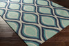 Artistic Weavers Holden Lucy Navy Blue/Turquoise Area Rug Corner Shot