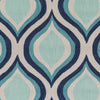 Artistic Weavers Holden Lucy Navy Blue/Turquoise Area Rug Swatch