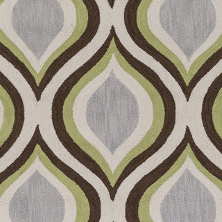 Artistic Weavers Holden Lucy Lime Green/Chocolate Brown Area Rug Swatch