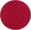 Artistic Weavers Central Park Zara Crimson Red Area Rug Round