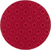 Artistic Weavers Central Park Zara Crimson Red Area Rug Round