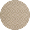 Artistic Weavers Central Park Zara Beige Area Rug Round