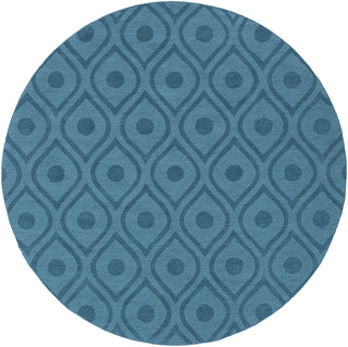 Artistic Weavers Central Park Zara Turquoise Area Rug Round