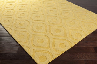 Artistic Weavers Central Park Zara Bright Yellow Area Rug Corner Shot