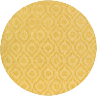 Artistic Weavers Central Park Zara Bright Yellow Area Rug Round