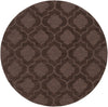 Artistic Weavers Central Park Kate Chocolate Brown Area Rug Round