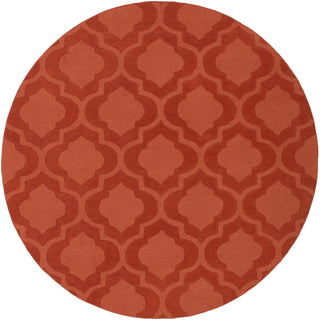 Artistic Weavers Central Park Kate Dark Orange Area Rug Round