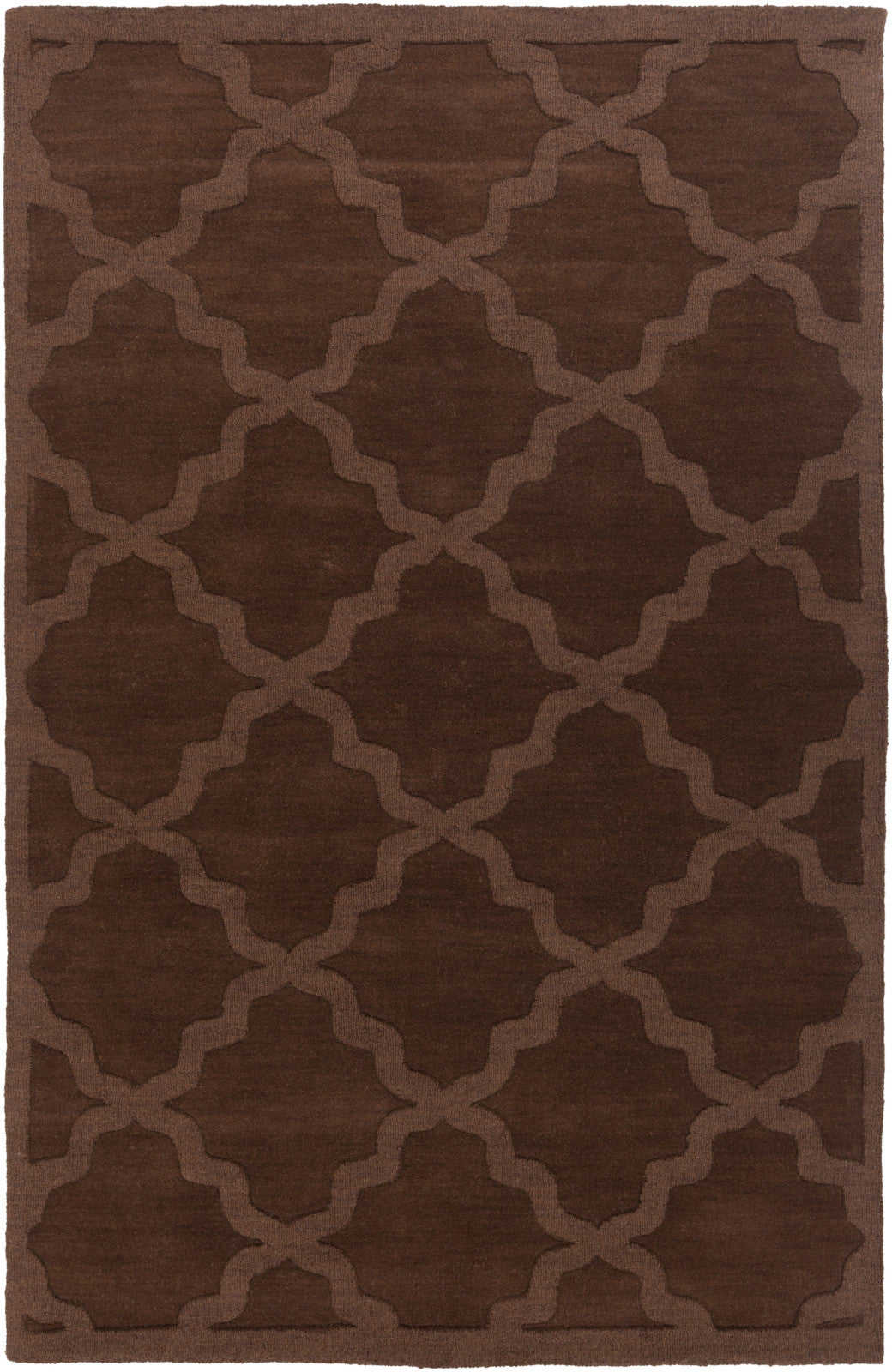 Artistic Weavers Central Park Abbey Chocolate Brown Area Rug main image