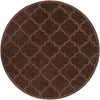 Artistic Weavers Central Park Abbey Chocolate Brown Area Rug Round