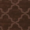 Artistic Weavers Central Park Abbey Chocolate Brown Area Rug Swatch