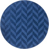 Artistic Weavers Central Park Carrie Royal Blue Area Rug Round