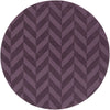 Artistic Weavers Central Park Carrie Plum Area Rug Round