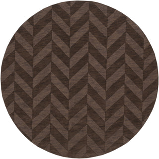 Artistic Weavers Central Park Carrie Chocolate Brown Area Rug Round