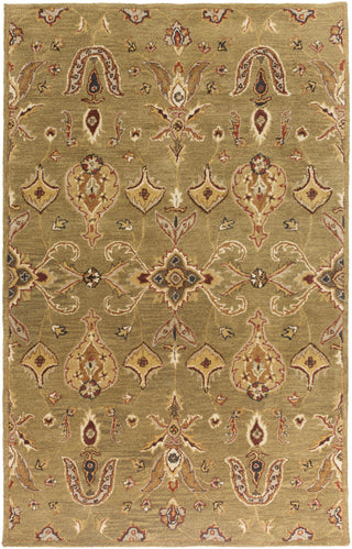 Artistic Weavers Middleton Grace Olive Green/Burgundy Area Rug main image