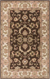 Artistic Weavers Oxford Aria Chocolate Brown/Olive Green Area Rug main image