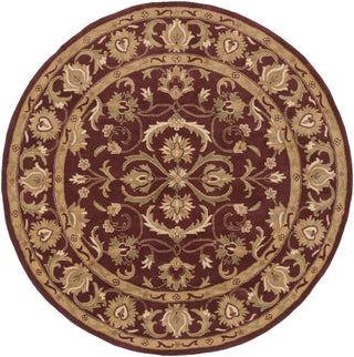 Artistic Weavers Oxford Aria Olive Green/Gold Area Rug Round