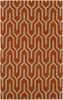 Artistic Weavers Impression Mandy Bright Orange/Taupe Area Rug main image