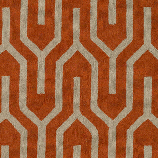 Artistic Weavers Impression Mandy Bright Orange/Taupe Area Rug Swatch