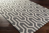 Artistic Weavers Impression Mandy Charcoal/Beige Area Rug Corner Shot