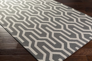 Artistic Weavers Impression Mandy Charcoal/Beige Area Rug Corner Shot