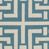 Artistic Weavers Impression Libby Teal/Ivory Area Rug Swatch