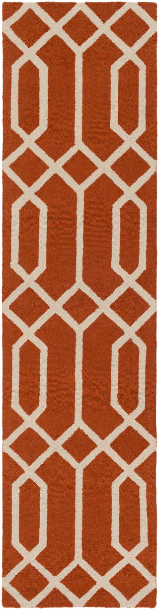 Artistic Weavers Impression Ashley Bright Orange/Ivory Area Rug Runner