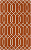 Artistic Weavers Impression Ashley Bright Orange/Ivory Area Rug main image