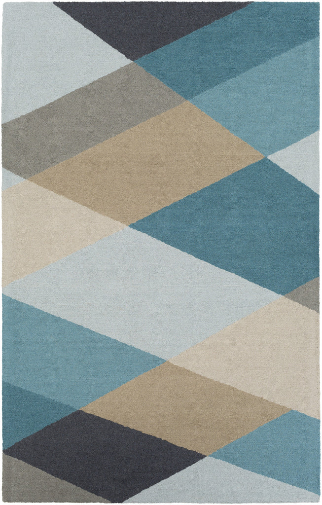 Artistic Weavers Impression Nikki Turquoise/Tan Area Rug main image