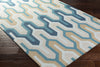 Artistic Weavers Impression Sarah Teal/Turquoise Area Rug Corner Shot