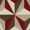 Artistic Weavers Impression Callie Crimson Red/Chocolate Brown Area Rug Swatch