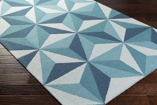 Artistic Weavers Impression Callie Turquoise/Teal Area Rug Corner Shot