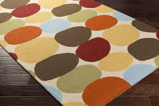 Artistic Weavers Impression Allie Burgundy/Chocolate Brown Area Rug Corner Shot