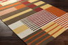 Artistic Weavers Impression Rebecca Burgundy/Chocolate Brown Area Rug Corner Shot
