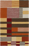 Artistic Weavers Impression Rebecca Burgundy/Chocolate Brown Area Rug main image