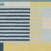 Artistic Weavers Impression Rebecca Teal/Lime Green Area Rug Swatch